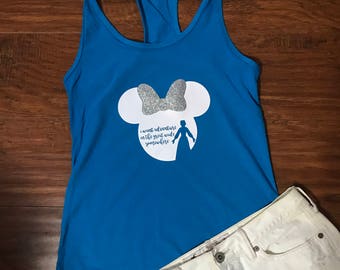 Belle Racerback | Beauty and the Beast Shirt | I want adventure in the great wide somewhere | Disney Shirt | Walt Disney World | Disneyland