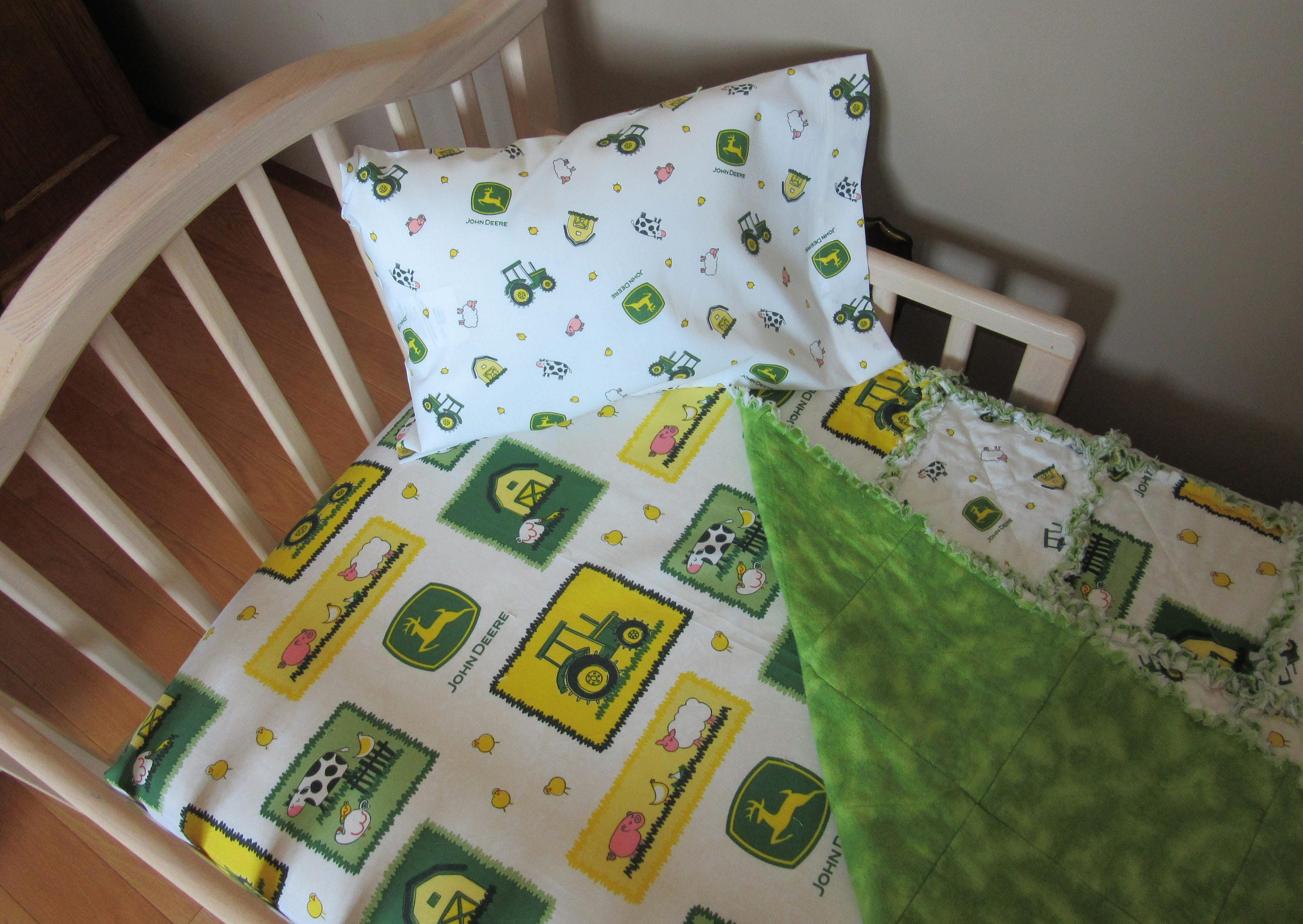 john deere crib bedding