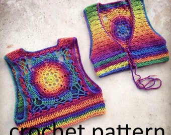 Crochet Pattern - Luna Mandala Vest