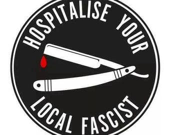 AntiFa 1-inch button
