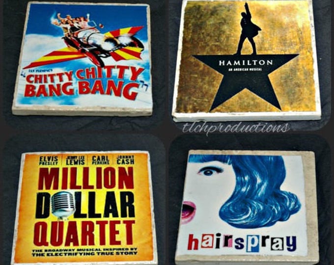 Broadway Musical and Show Tiles Sublimated