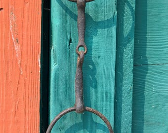 Vintage 1900s Large Ring Horse Bit