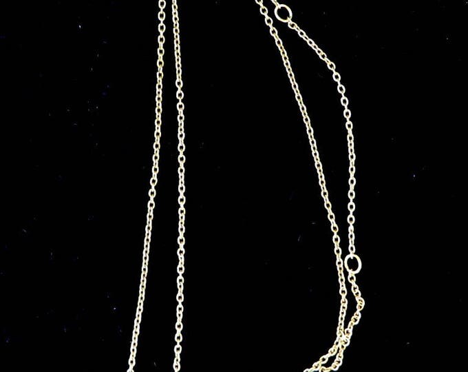 Avon Letter P Necklace, Vintage 1970s Initial Pendant Necklace