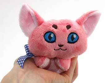 pink kitty plush toy