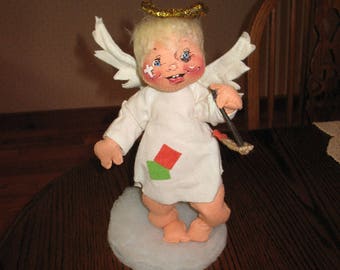VINTAGE 12" Annalee Naughty Angel Doll 1980's Excellent Condition