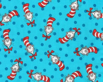 Cat In The Hat Fabric Dr Suess Free Domestic Ship Over 50