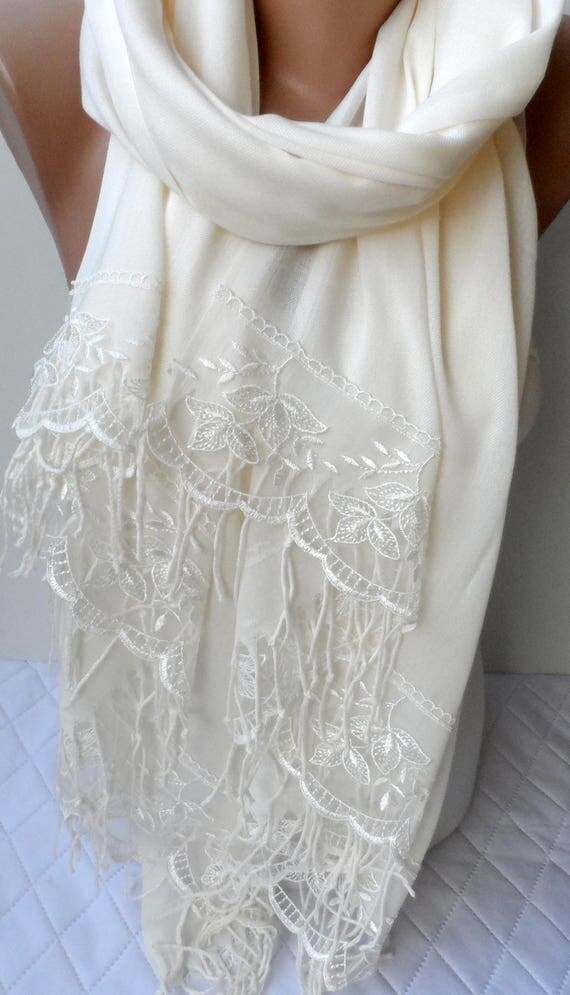 ivory bridal shawl