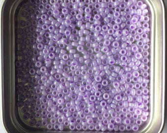 pretty little Pearl "Miyuki" lilac micro-ball