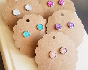 Druzy Post/Stud Earrings