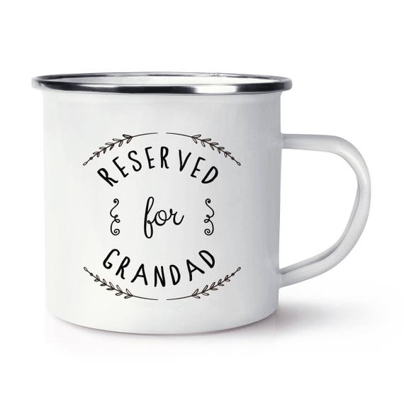 grandad enamel mug