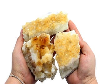 15% off Christmas in July Citrine Cluster - Natural Raw Citrine Cluster Power Stone - A Grade from Brazil LARGE Citrine Crystal (RKC1A)
