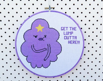 Adventure Time Lumpy Space Princess Cross Stitch Pattern