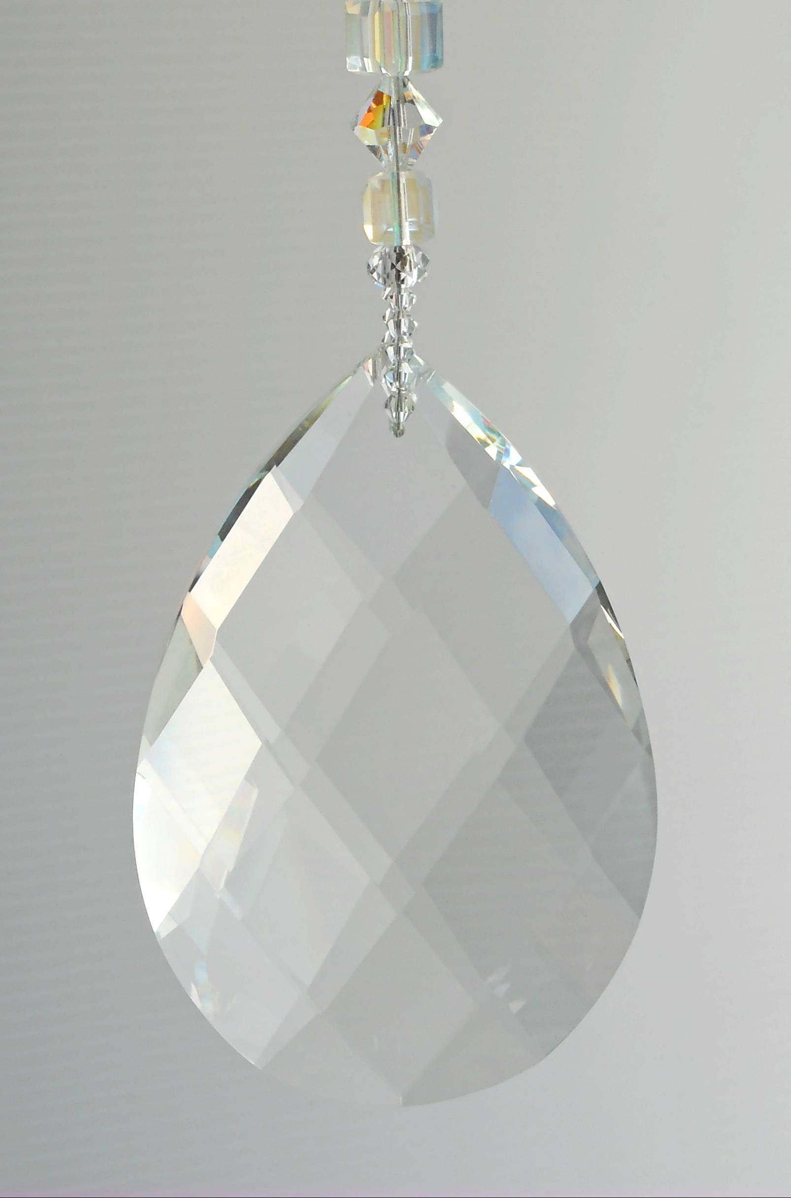 crystal suncatcher extra large prism hanging crystal
