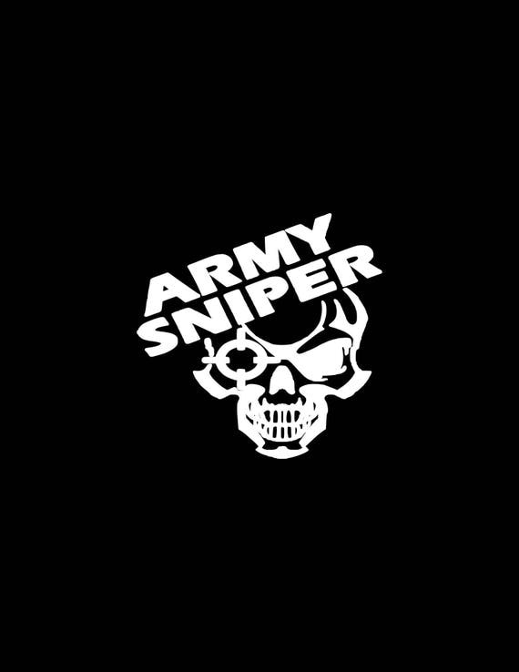 Army Sniper Decal Sniper Car Decal Army Sniper Decal Army
