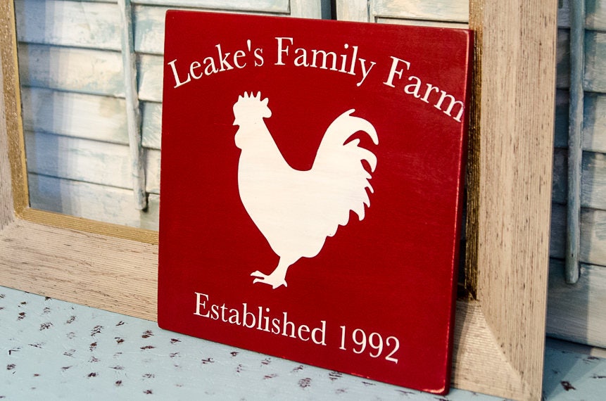 Family Farm Sign Personalized Farmhouse Signs Custom