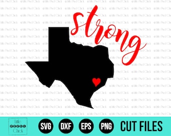 Texas Strong SVG, Hurricane Harvey SVG, Hurricane SVG, Pray for Texas Svg, Hurricane Harvey, Texas Svg, Svg, Texas Strong Dxf