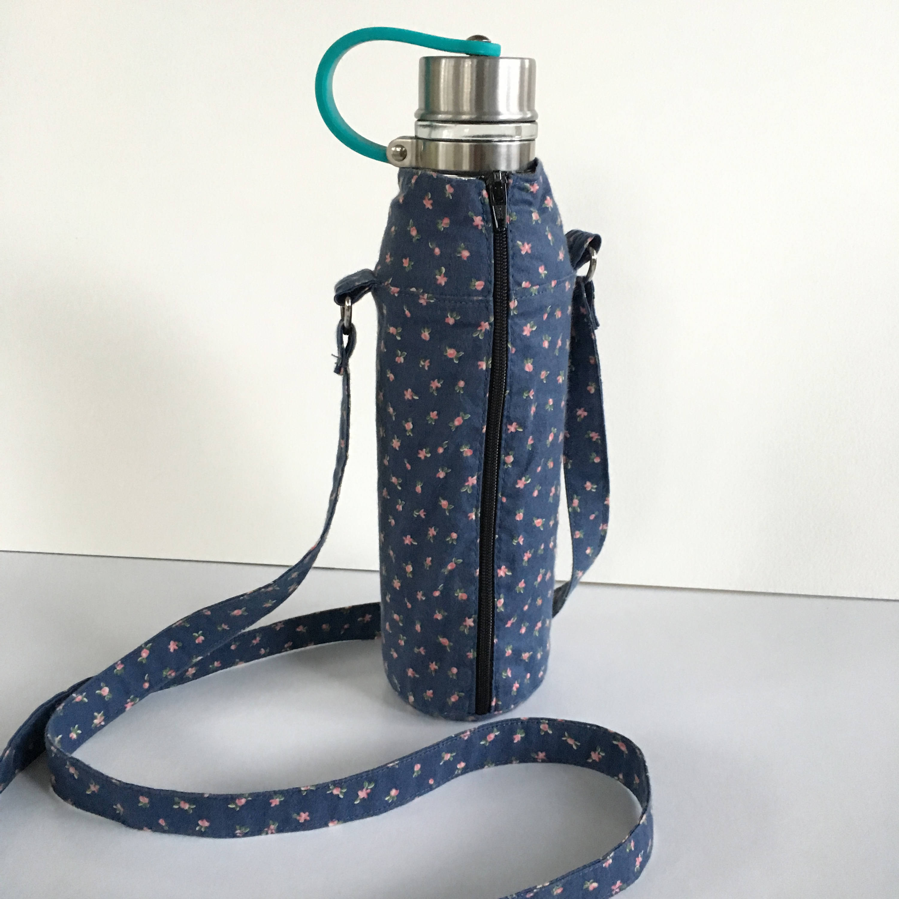 Water Bottle Holder Made to Order in the fabric of your