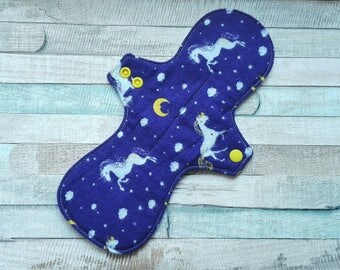 Moderate / Heavy flow periods Reusable Menstrual Pad, Washable, Sanitary Pad, PUL BACKED pad Choose your size