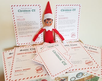 Naughty and Nice List Certificates Christmas Elf or Santa