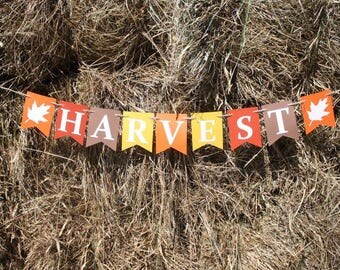 Harvest banner | Etsy