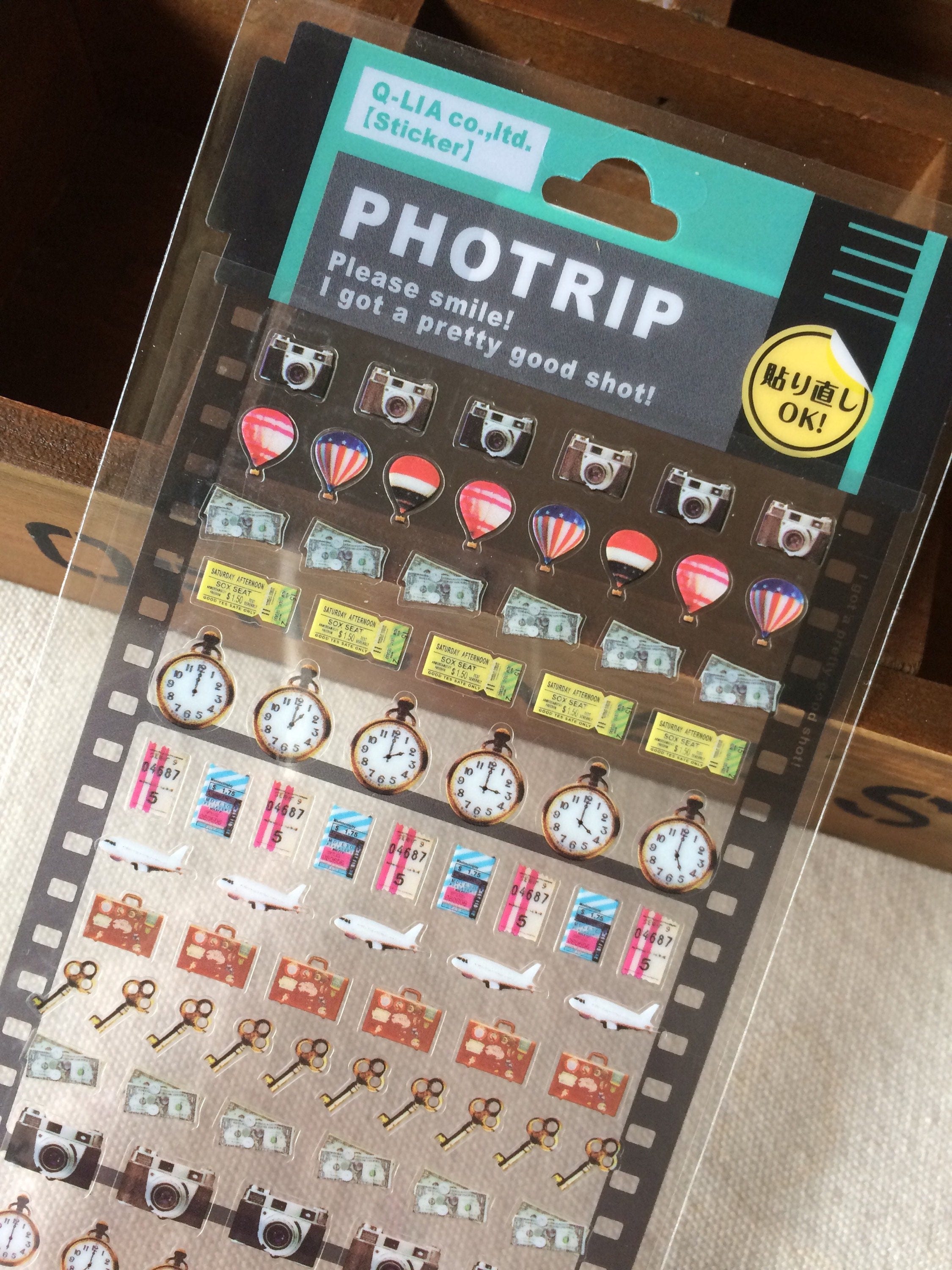 Cute pvc sticker diary scrapbooking lovely beautiful colorful