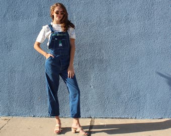 overalls denim 90s medium wash jumpsuit liverty liberty jean dark