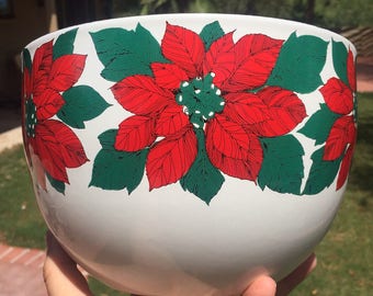 Finel Poinsettia Enamel Bowl Kaj Franck Arabia