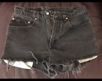 Vintage High Waisted Levi Shorts
