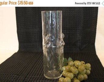 SALE Vintage Libbey La Femme Glass Nude Dancing Ladies 20 Ounce Tall Glass or Tumbler in Excellent Condition