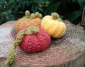 Crochet pumpkins. Crochet squash. Wool decorations. Autumn decorations. Pumpkin decorations. Fall decorations. Crochet decorations.
