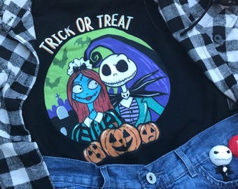 Nightmare Before Christmas Haunted Mansion- Disney Halloween Shirt - Mickey Not So Scary Halloween Party
