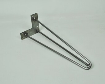 30" - 34" Three Rod Hairpin Legs, 3/8" Rod