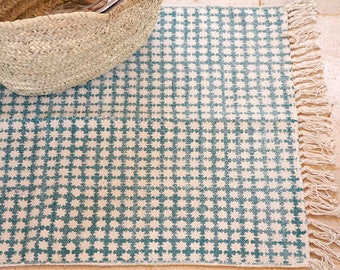 Small rugs, area rug, bathmat, turquoise rug, woven rug, kitchen rugs, home living rug, contemporary rug, area rugs for sale, Bohemian rugs