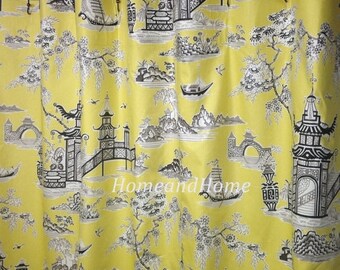 Toile shower curtain | Etsy Toile shower curtain | Etsy