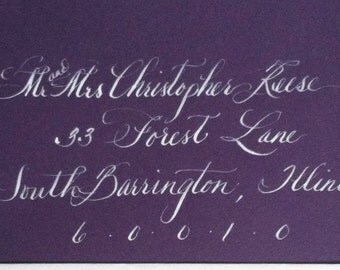Calligraphy, Calligrapher, Addressing