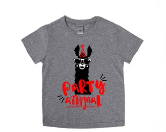 Party Animal Shirt - Unisex Birthday Shirts - Birthday Shirt - Birthday Boy - Birthday Girl - Trendy Tees - llama Shirt - Birthday Party Tee