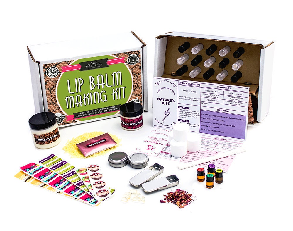 DIY Lip Balm Kit 73Piece Set Homemade with FILLING TRAY