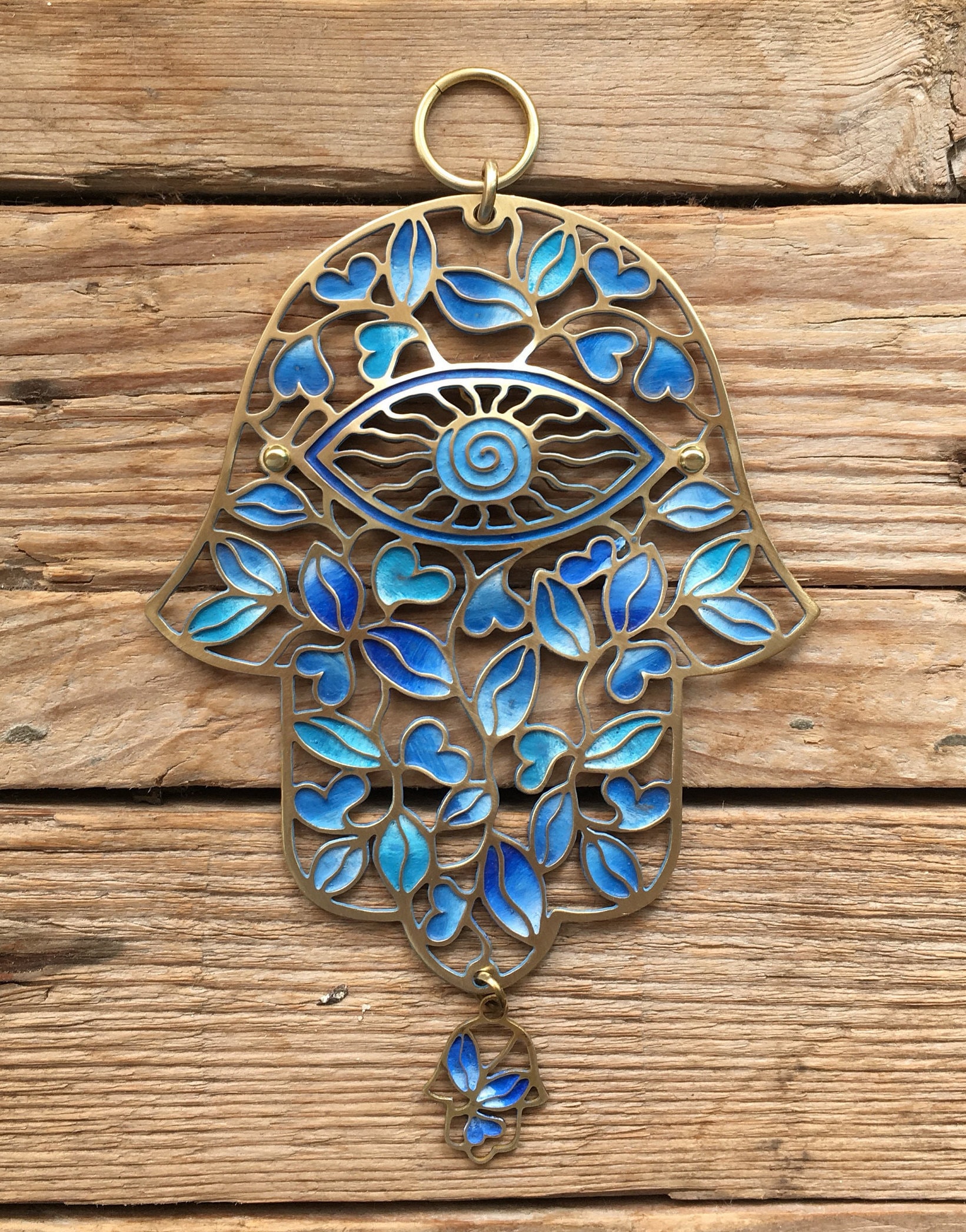 Hamsa wall hanging Hamsa Wall art Judaica Handmade Made in