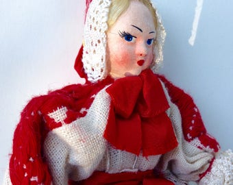 Vintage Folk Doll