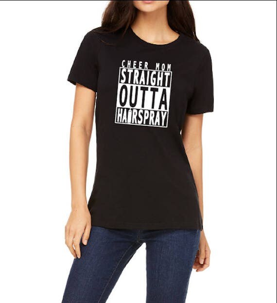 Mom Shirt Cheer Mom Shirt Cheer Fan Gear STRAIGHT OUTTA