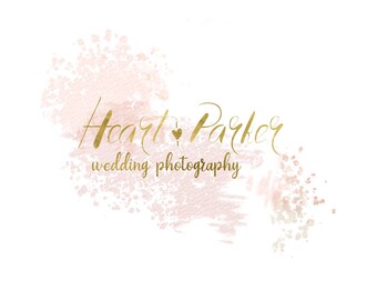 Photography watermark, Pre-made logo design, Black and blue, Branding kit, Calligraphy Logo, Photography brand, Blog Logo, Architect, chef