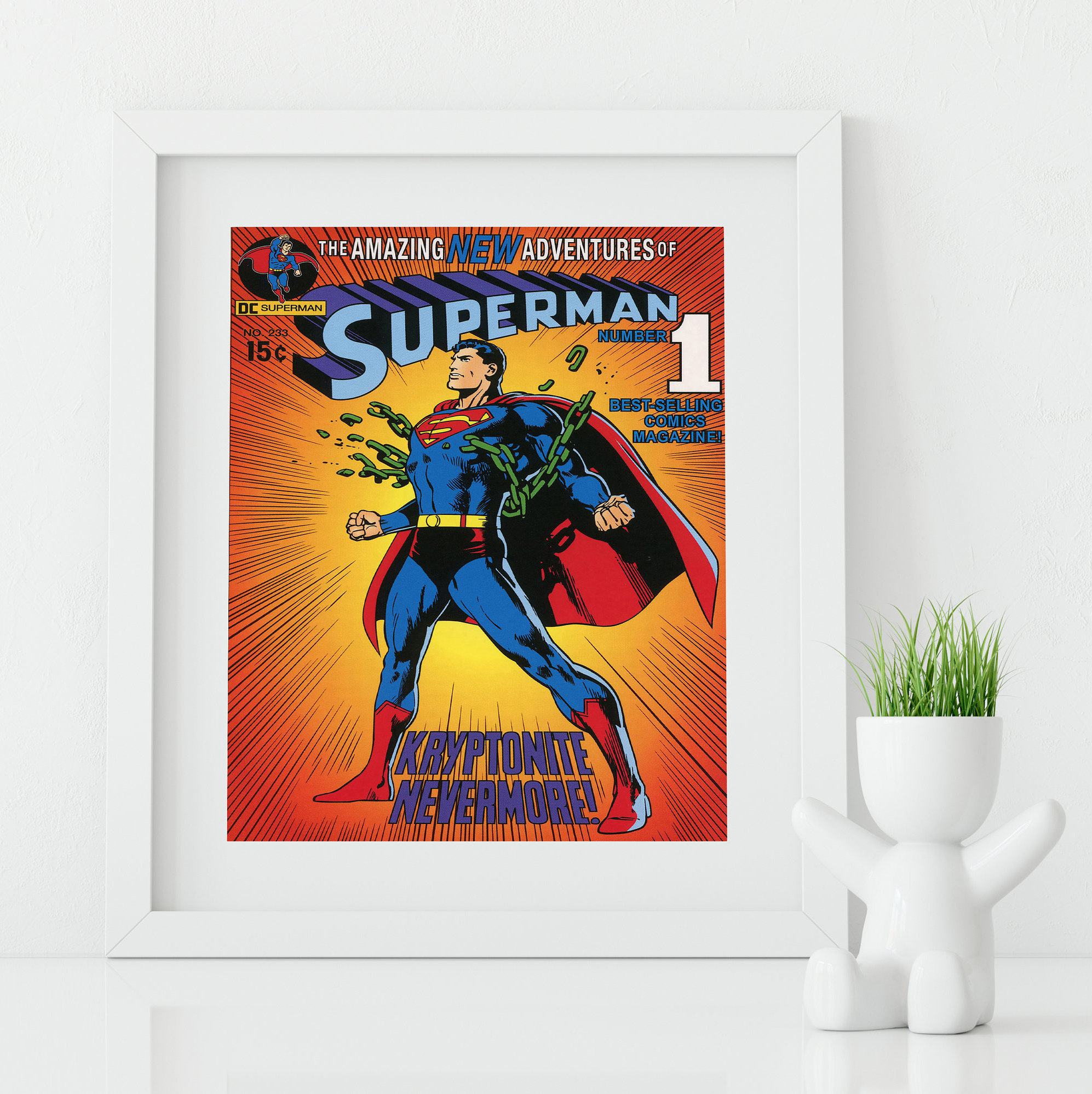 Dc Comics Wall Art superman poster / superhero wall art / superman art / nerd gift Dc Comics Wall Art superman poster / superhero wall art / superman art / nerd gift