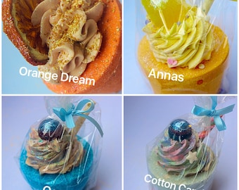 On Sale / Bath Bomb Cupcakes Assortment / Bath Bomb Cupcakes / Bath Bombs / CupCake