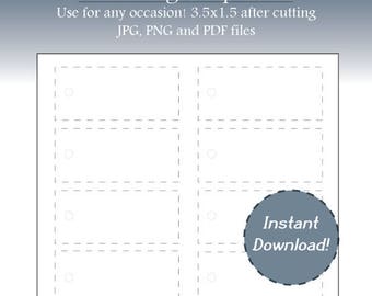 Editable Flower Gift Tag Template To and From Tag Printable