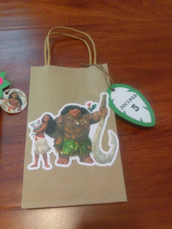 Moana favor bags