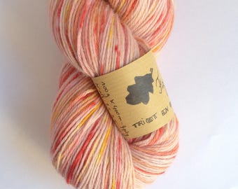 Fizz - Skein of baby alpaca hand dyed