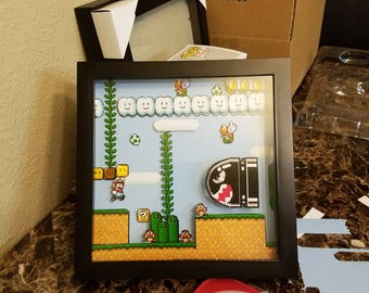 Nintendo Wall Art super mario nintendo nes wall art shadow box Nintendo Wall Art super mario nintendo nes wall art shadow box