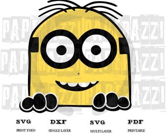 Minion SVG DXF for Cricut Design Space - Silhouette Studio