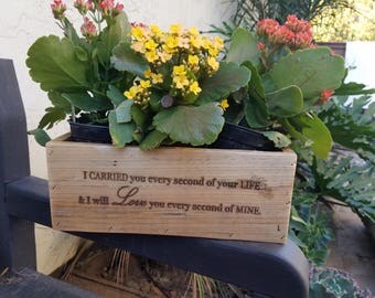 Angel Baby Remembrance Miscarriage Memorial Box Personalized Planter Angel Baby Remembrance Miscarriage Memorial Box Personalized Planter