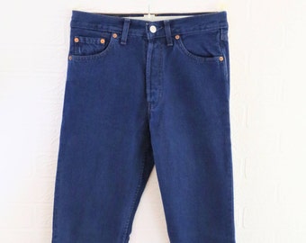 Levi 501 Straight Leg Denim Jeans/Waist 28 inch/Length 29 inch/Retro Jeans/Vintage Jeans/1990s